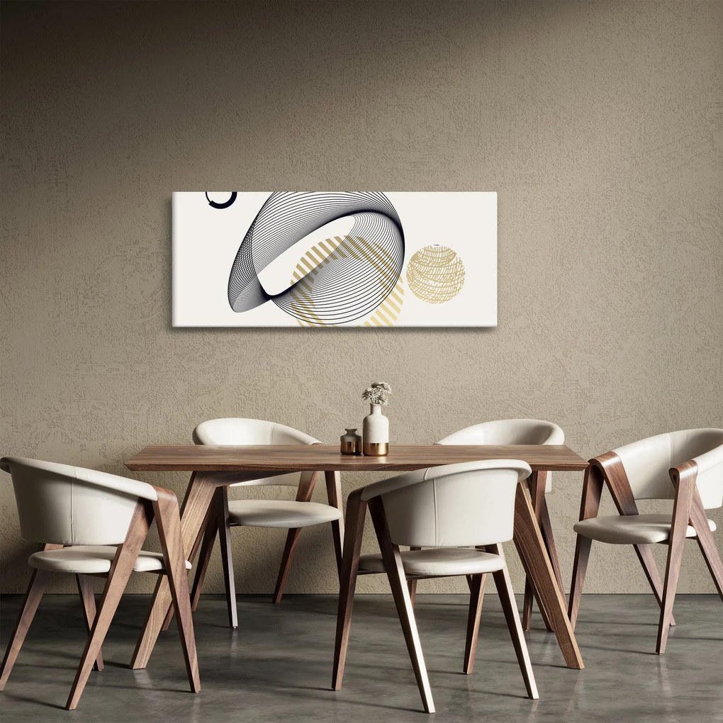 Obraz - Geometrické tvary N⁰3 (120x50 cm)