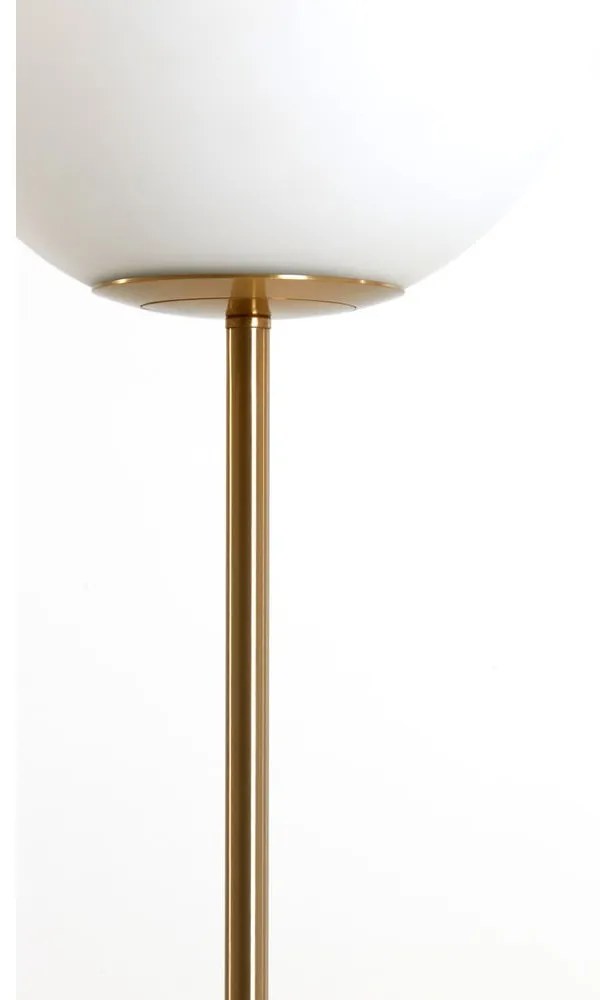 Stojacia lampa v bielo-zlatej farbe (výška 156 cm) Medina - Light & Living
