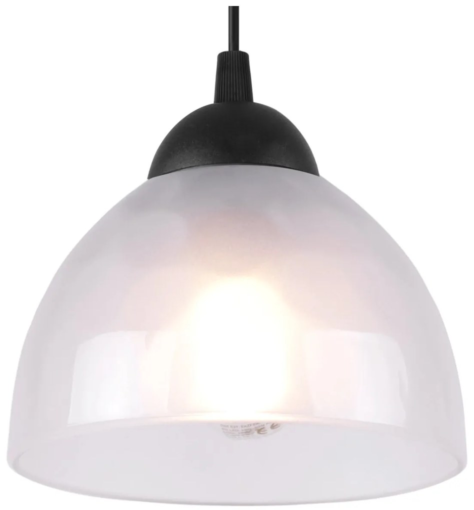 Závesné svietidlo Venice, 1x mliečne sklenené tienidlo