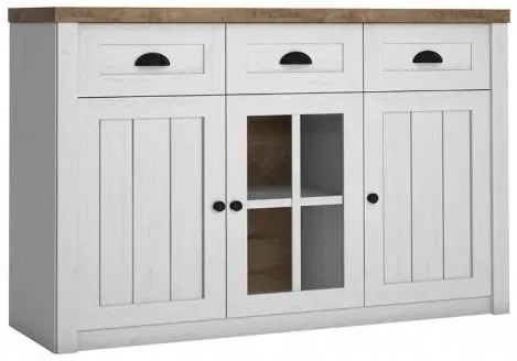 Komoda PROVENCE K3S, sosna andersen / dub lefkas