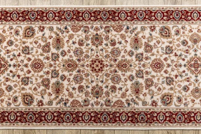 Behúň NAIN 6999 51063 Ornament / Kvety, béžový / bordový