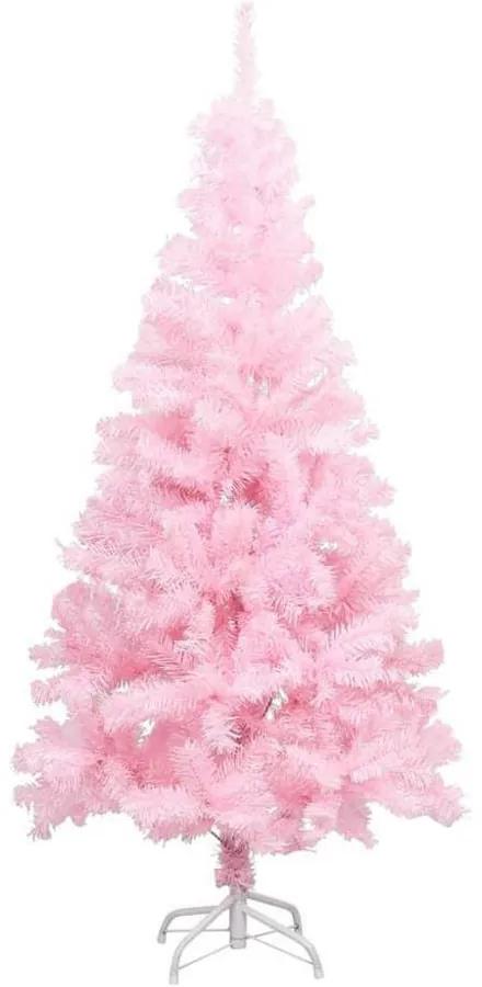 Umelý vianočný stromček ružový, v rôznych veľkostiach, 120 cm