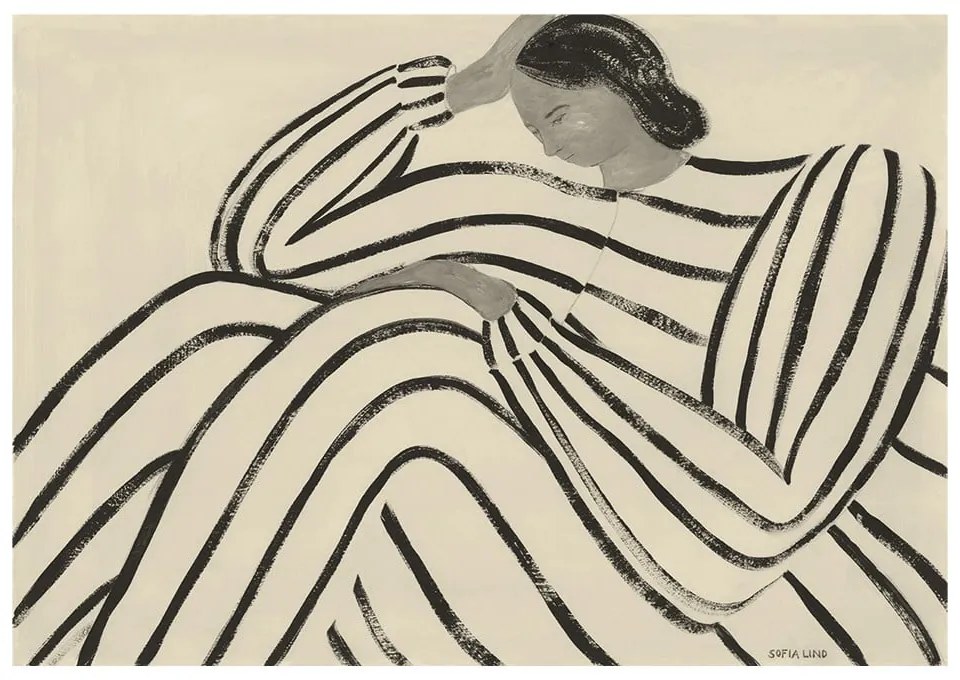 Plagát 70x50 cm Waiting – Sofia Lind – The Poster Club