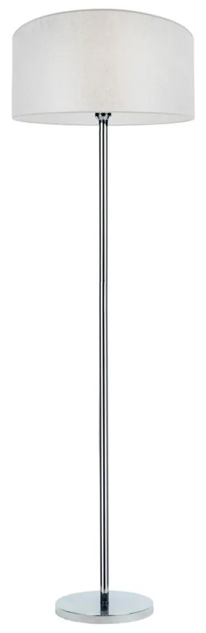 Stojacia lampa Prata 1xE27 Max.60W Chróm/Transparent/Silver