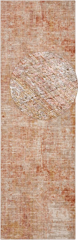 Behúň Cairo 105585 Gizeh Cream Red – na von aj na doma, 80x200, oranžová, chodba / predsieň, Hanse Home
