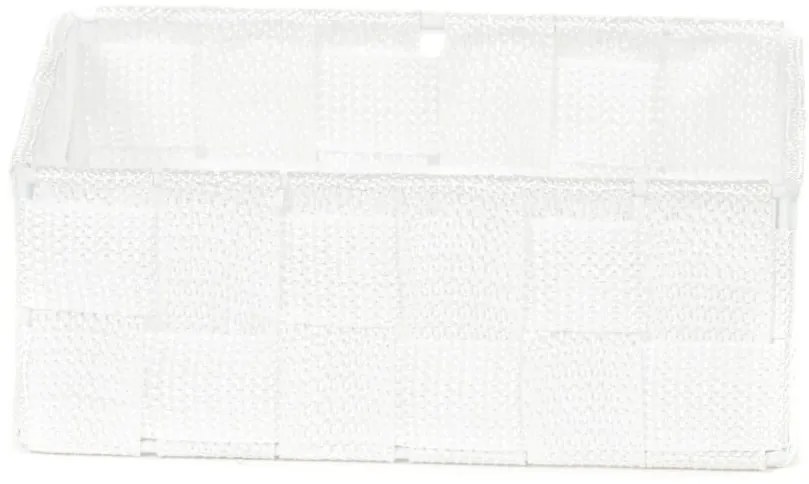 Compactor Úložný organizér do zásuvky Compactor TEX - košík M, 18 x 12 x 7 cm, biely, M