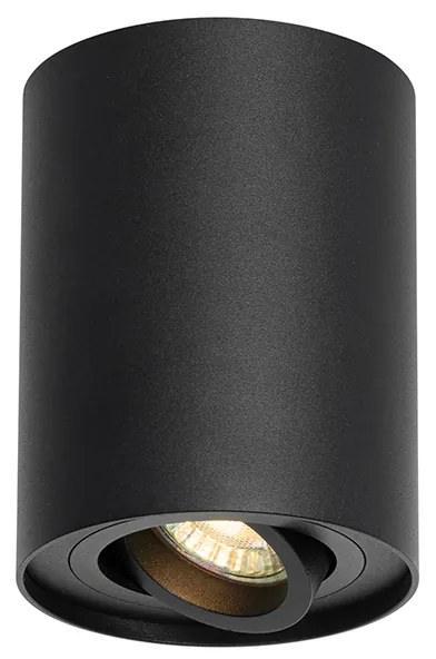 Inteligentné stropné bodové svetlo čierne nastaviteľné vrátane WiFi GU10 - Rondoo up