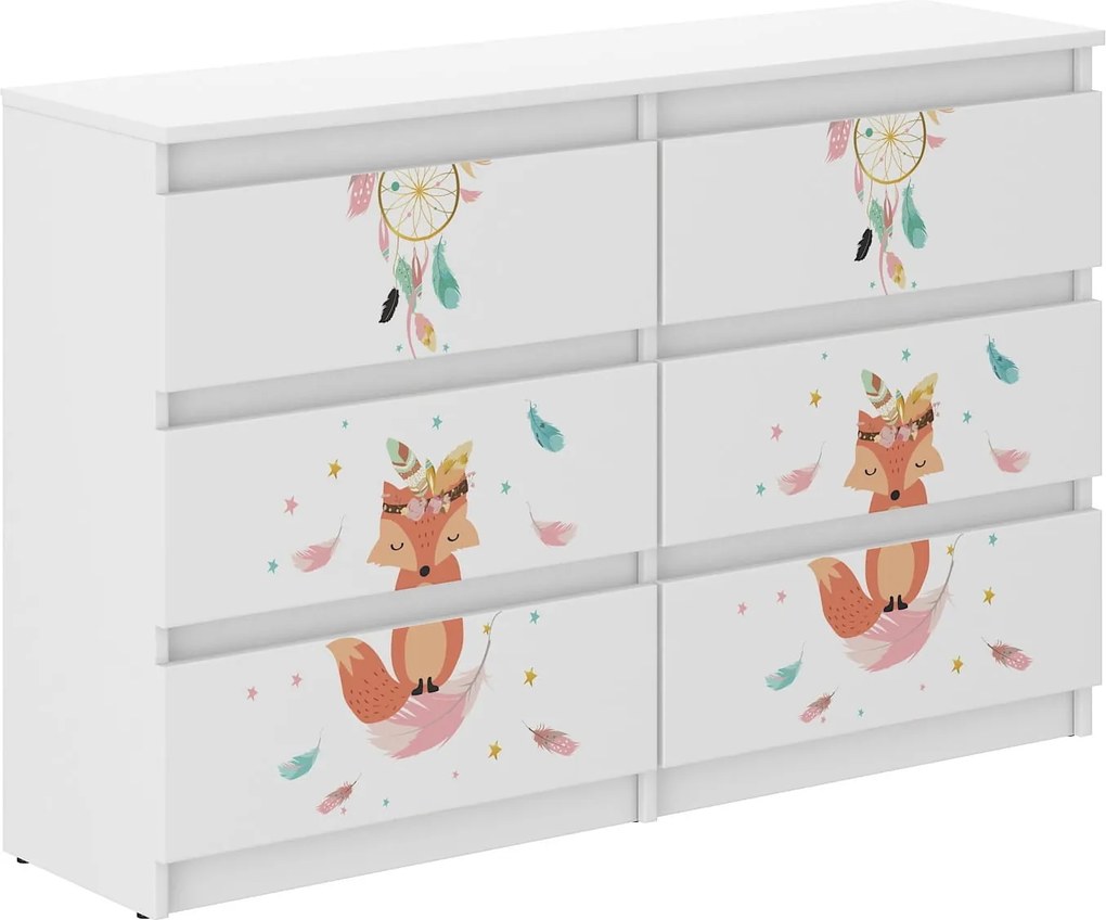 Wooden Toys Detská komoda R-120 LISEK