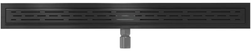 Mexen Flat nerezový sprchový žľab 80 cm vzor M01, čierna, 1720080-15