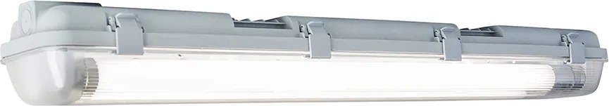 TL svietidlo sivé vrátane LED 15W 2250 lm 4000K IP65 - Base