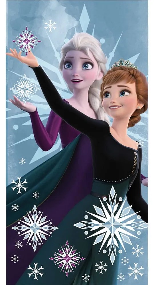 Bavlnená detská osuška 70x140 cm Frozen "Snowflake" – Jerry Fabrics