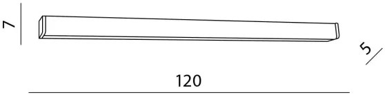 LED nástenné svietidlo Peter 120 3000 chróm