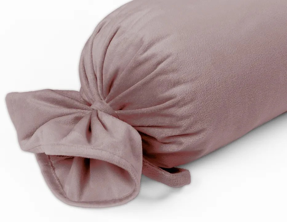 Biante Zamatový vankúš valec bonbon Velvet Prémium SVP-031 Tmavo staroružový 15x80 cm