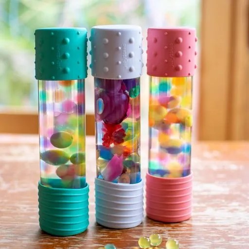 Senzorická fľaša, ružová