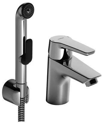 Hansa Polo umývadlová batéria s bidetovú spŕškou chróm 51462293