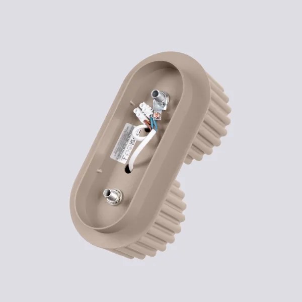 Sollux  SL.1818 - Bodové svietidlo AURA 2xGX53/10W/230V taupe