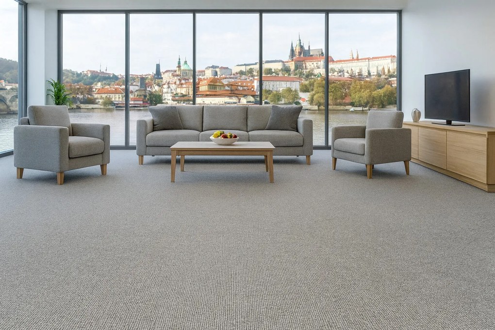 Metrážny koberec Nature NEW béžová - neúčtujeme odrezky z role, na mieru, šíře 1,33m,1m,2m,3m,4m,na mieru, neúčtujeme odrezky, béžová, filc, kuchyňa