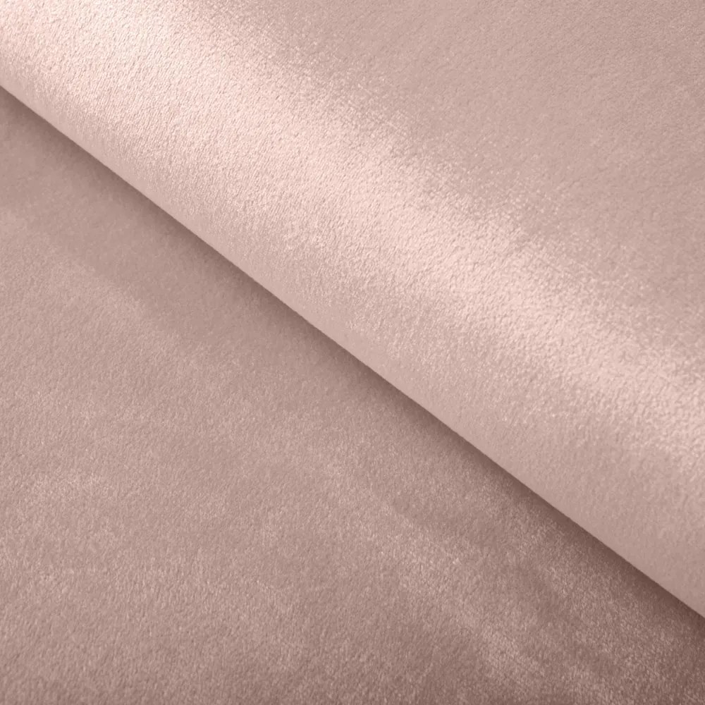 Biante Veľký zamatový oválny obrus Velvet Premium SVP-043 Púdrovo ružový 160x200 cm