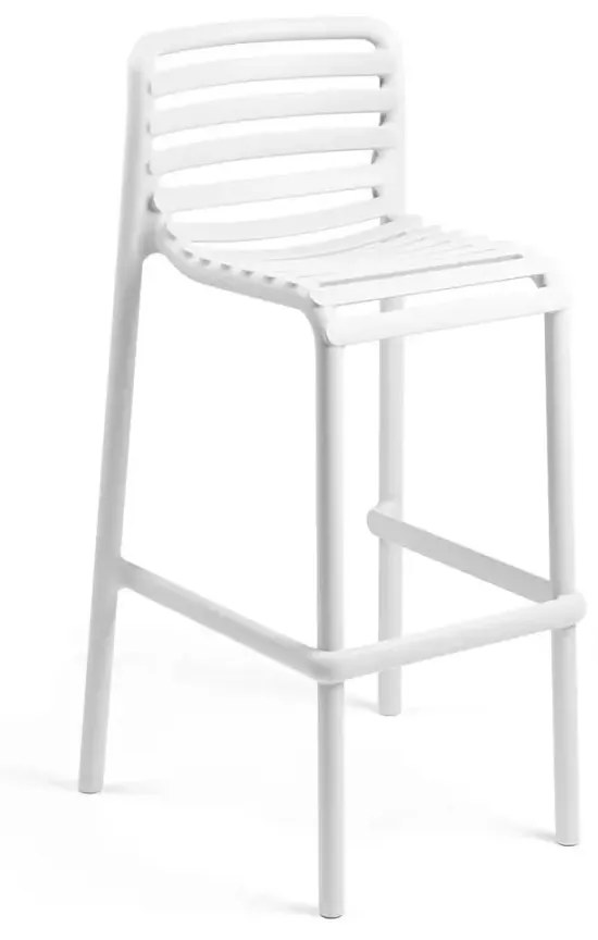DOGA STOOL záhradná barová stolička bez podrúčok marsala