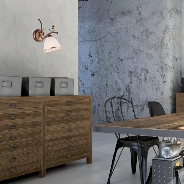 Brilagi - LED Nástenné svietidlo ANTICO 1xE27/60W/230V bronz patina