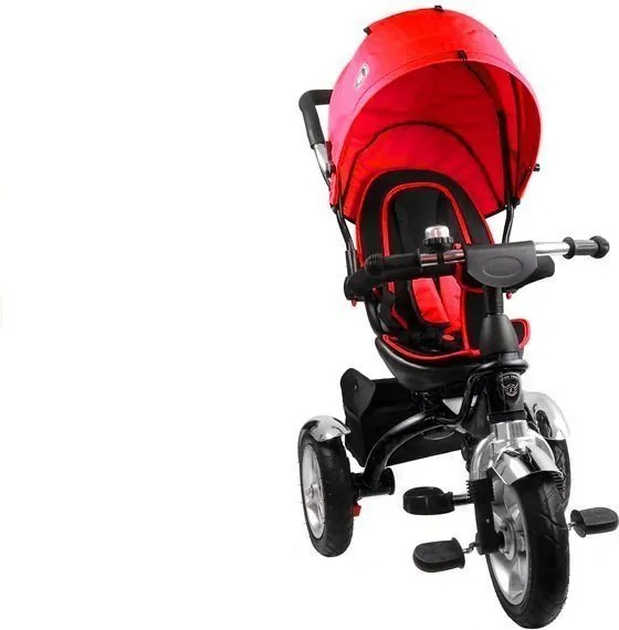 LEAN Toys Trojkolka PRO500 červená - ČIERNY RÁM