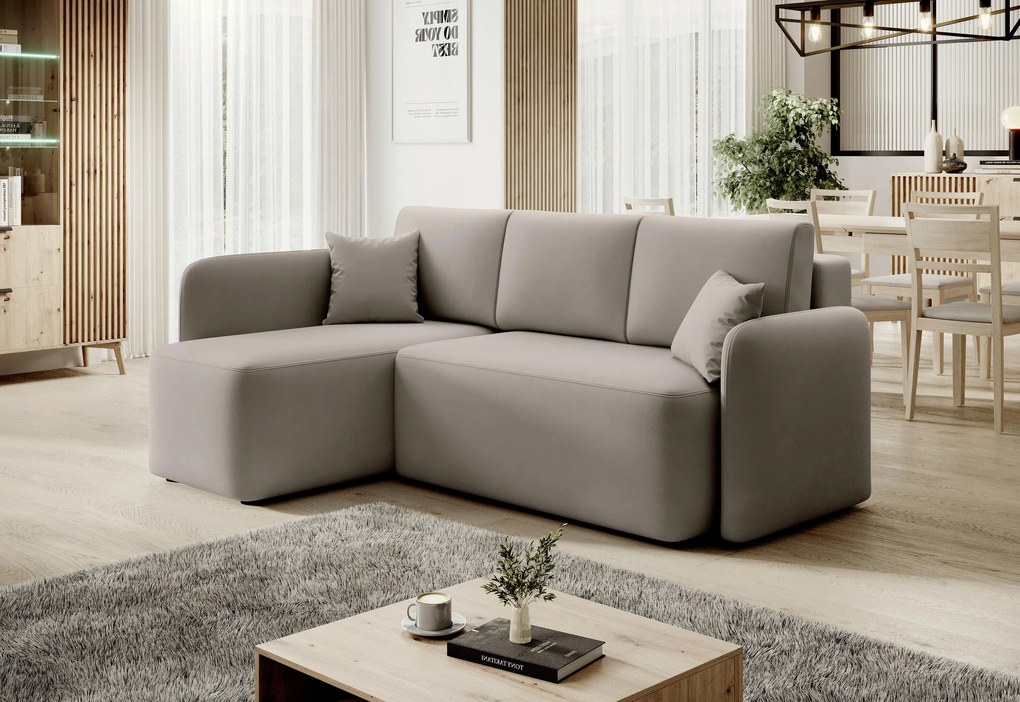 XXXLutz ROHOVÁ SEDAČKA, textil, béžová MID.YOU - Sedačky - 00000L001609