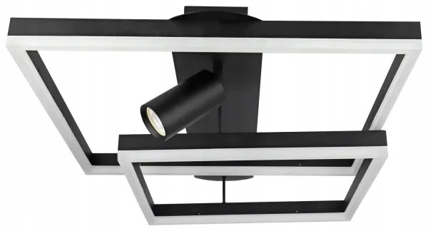LED stropné svietidlo LED/38W/230V + 1xGU10/30W čierne