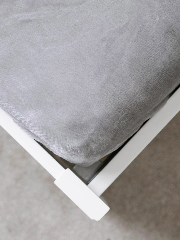 Plachta mikroplyš Deluxe 220 × 200 cm – svetlosivé