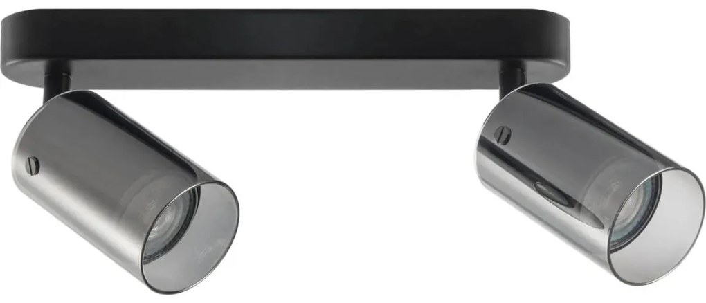 Bodové svietidlo SMOKY 2xGU10/10W/230V čierna