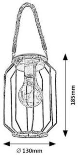 Rabalux SLUIS LED vonkajšia dekoratívna lampa 77046