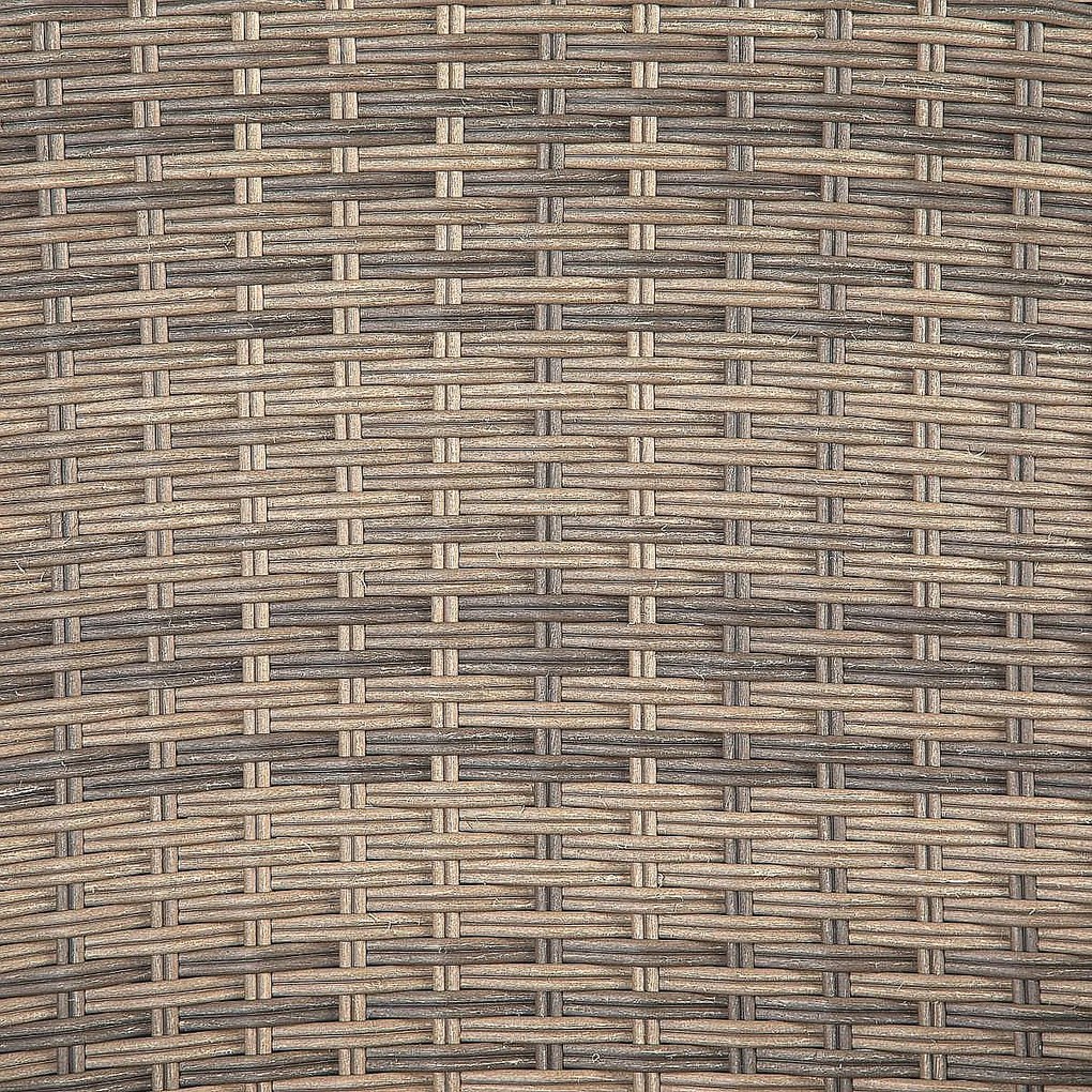 DEOKORK Ratanová zostava SANTORINI pre 5 osôb (hnedá)