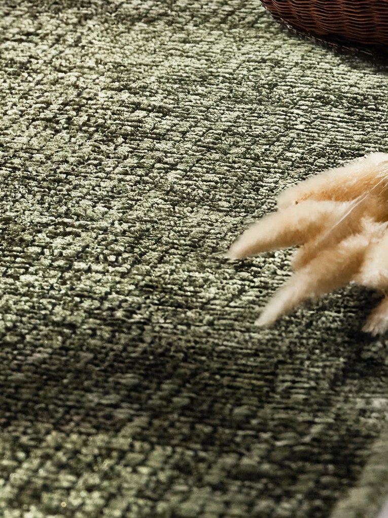 Kusový koberec Brilliance Prisma 106313 Green z kolekcie Elle, 200x290, zelená, obývacia izba, ELLE Decoration