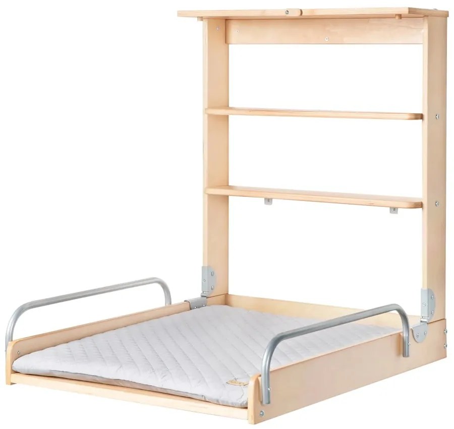 Závesný prebaľovací pult v prírodnej farbe Roba style - Roba