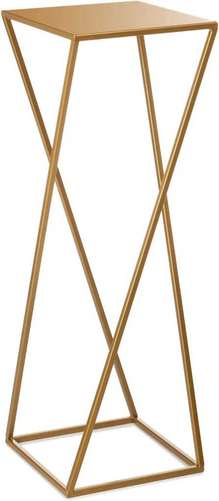 STOJAN NA KVETINÁČ LOFT4 70X24X24 CM ZLATÁ