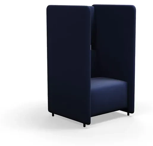 Kreslo CLEAR SOUND, 1-miestne, látka Pod CS, tmavomodré