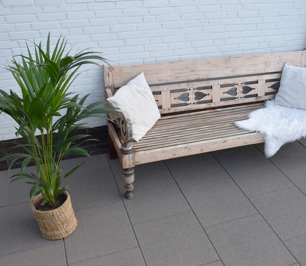 Gumová dlaždica ASLON 50 x 50 cm, čierna