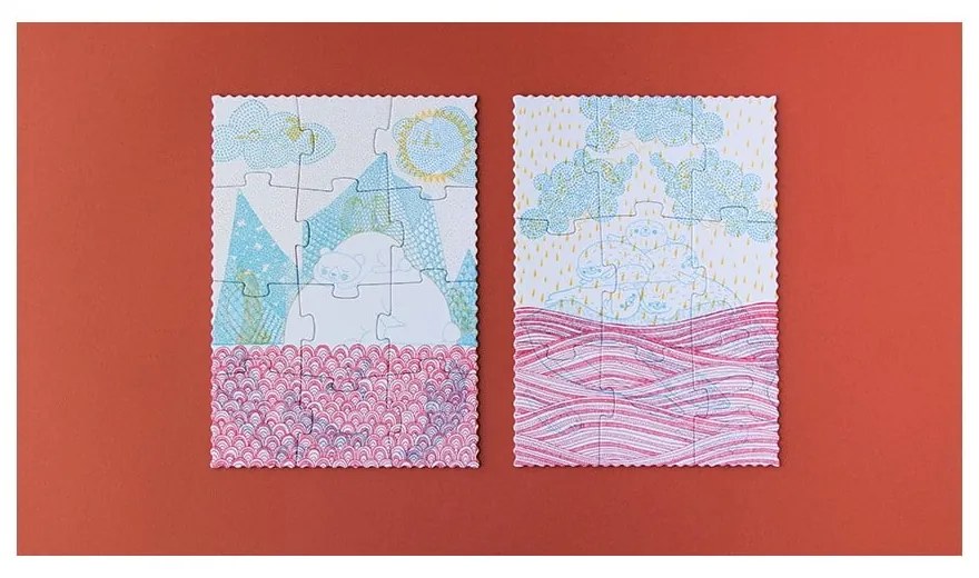 Puzzle Londji Na ľadovej kryhe