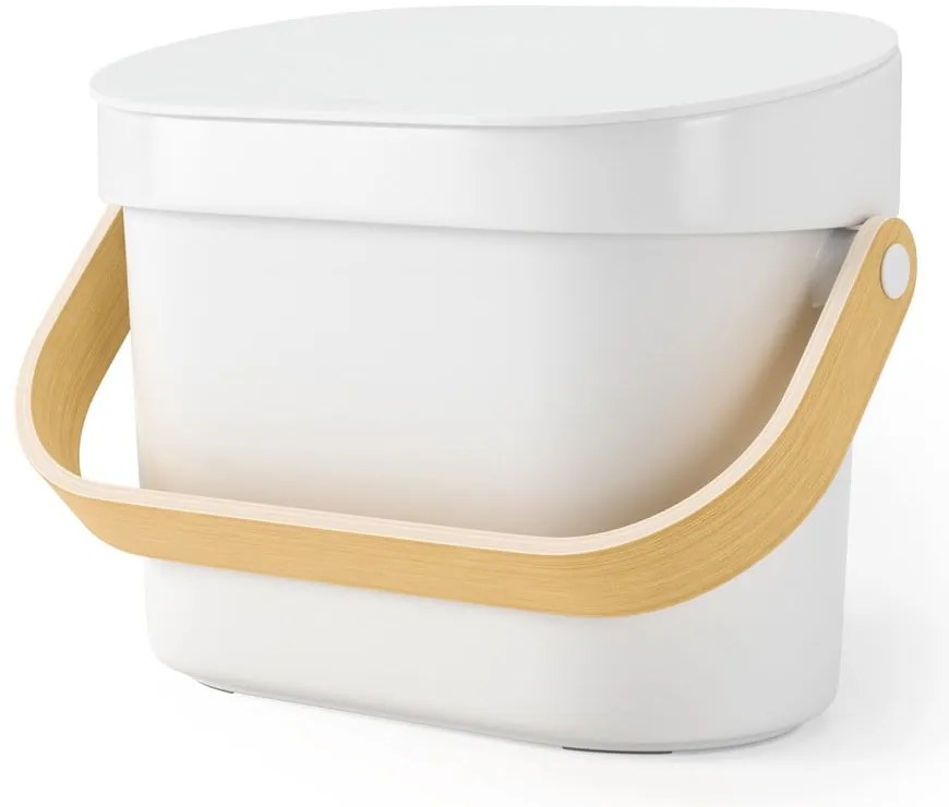Biela nádoba na kompostovateľný odpad 4 l Bellwood – Umbra