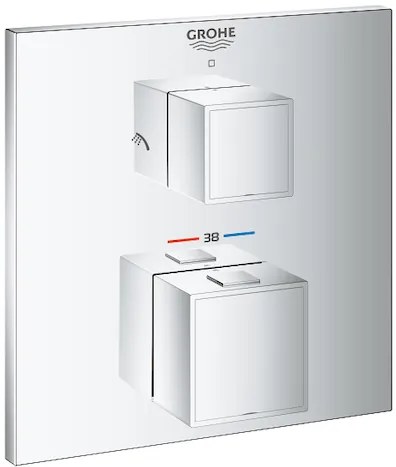 Termostat GROHE Grohtherm Cube bez podomietkového telesa chróm 24154000
