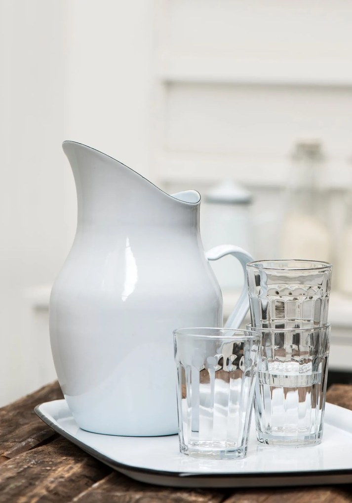 Ib Laursen Smaltovaný džbán White 2,5 l