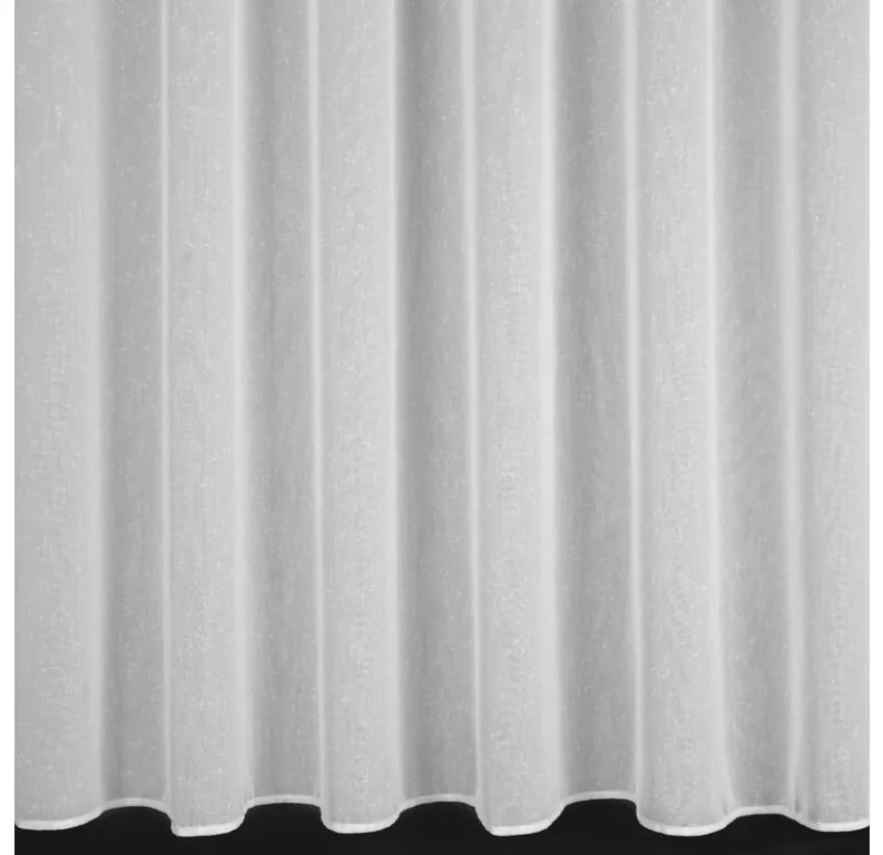 DECOREUM Záclona 300 cm x 145 cm biela 100% polyester Rozmer varianty: 400 cm x 250 cm, Farba varianty: Biela 104653