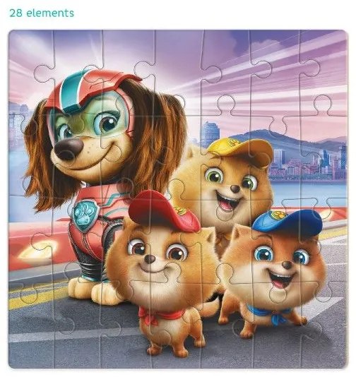 Puzzle Tlapková patrola/Paw Patrol 22x22cm 28 dielikov