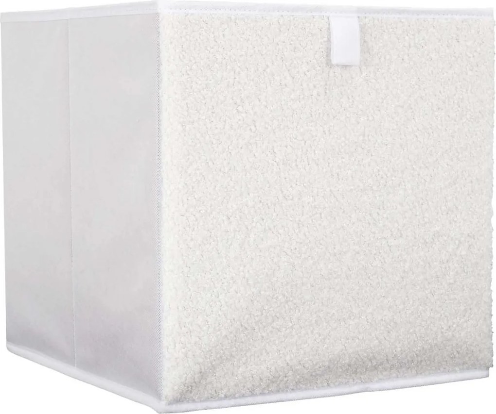 Úložný textilný box SOFT CUBE 30 cm biely