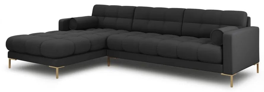 Tmavosivá rohová pohovka (ľavý roh) Bali – Cosmopolitan Design