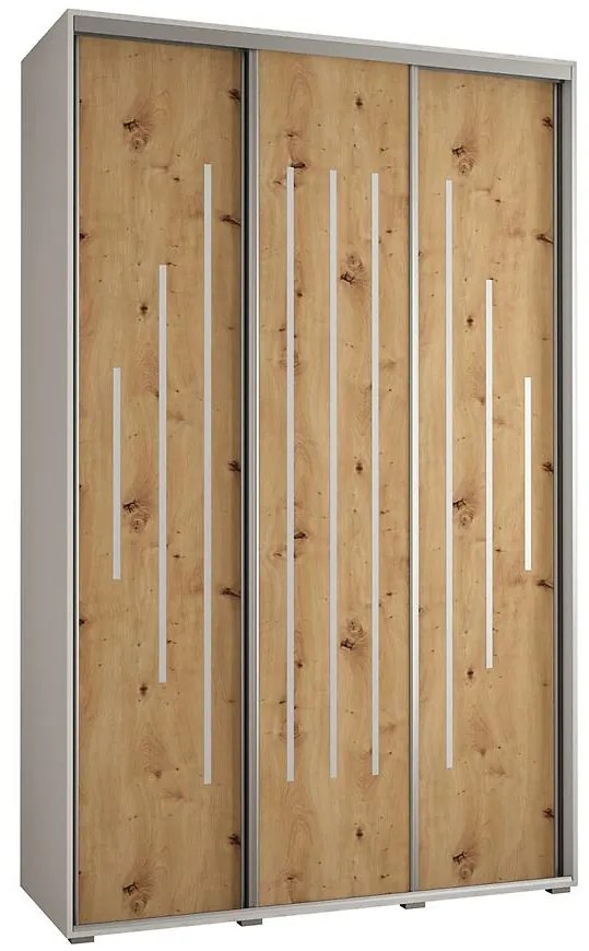 Skriňa 45 Canaris 12 170 biela/artisan/silver