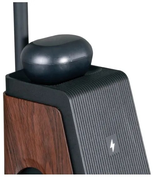 Immax 08999L - LED+CCT stmievateľná stolná lampa s bezdrôtovým nabíjaním QI IDEAL LED/8W/230V hnedá