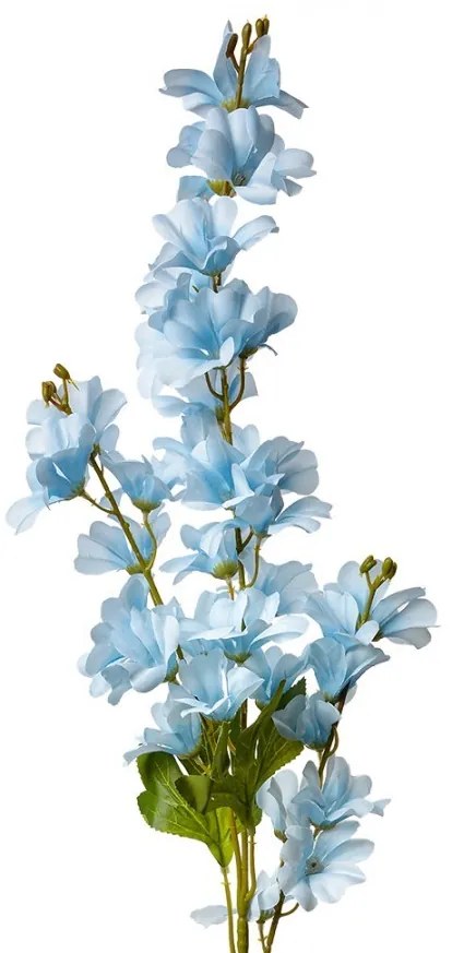 Dekorácia umelá kvetina s modrými kvetmi - 16*12*100 cm