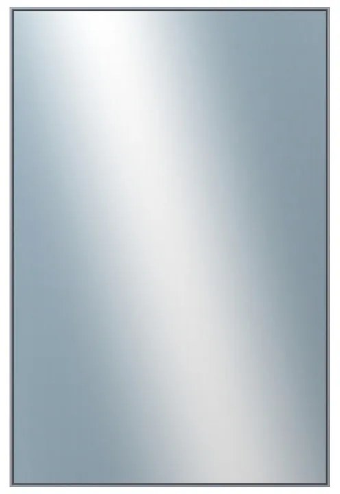 DANTIK - Zrkadlo v rámu, rozmer s rámom 80x160 cm z lišty Hliník platina (7002019)