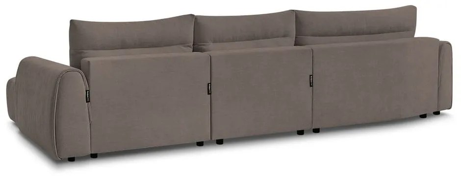 Hnedá rohová pohovka Aden – Bobochic Paris