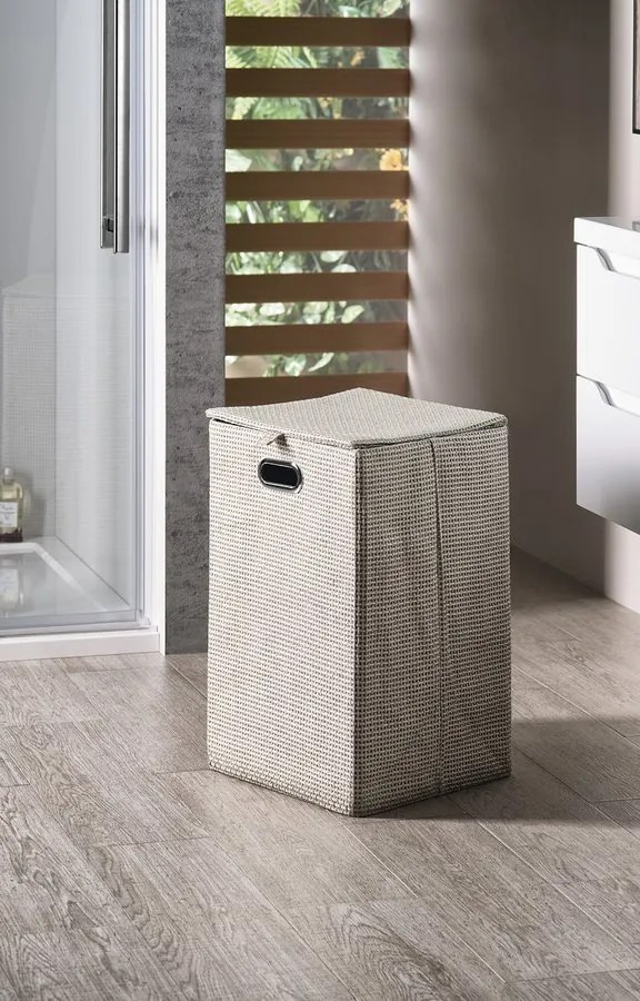 Aqualine Aqualine, Kôš na bielizeň 35x58x35cm, šedá, LA3808
